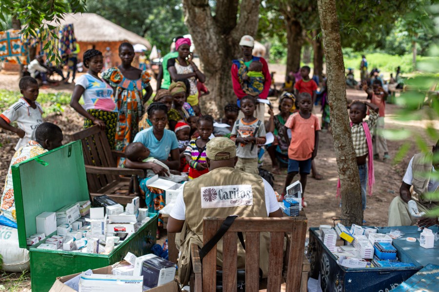 Hilfe in Zentralafrika durch Caritas international