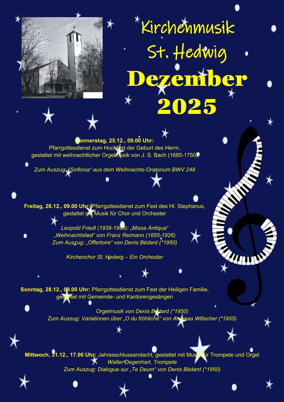 Kirchenmusik Dezember 2025
