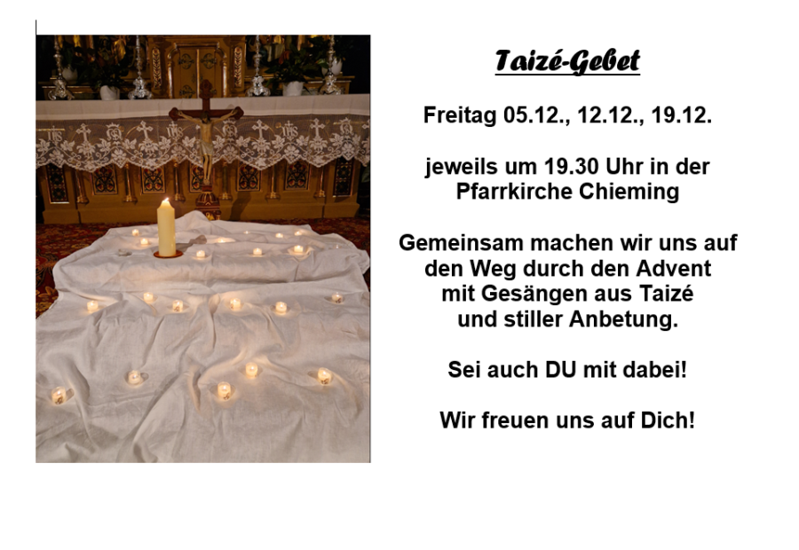 Taizé-Gebet