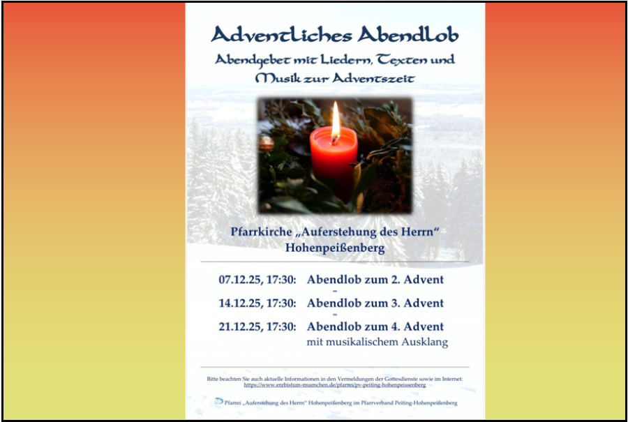 NEWS 2025_Advendliches Abendlob
