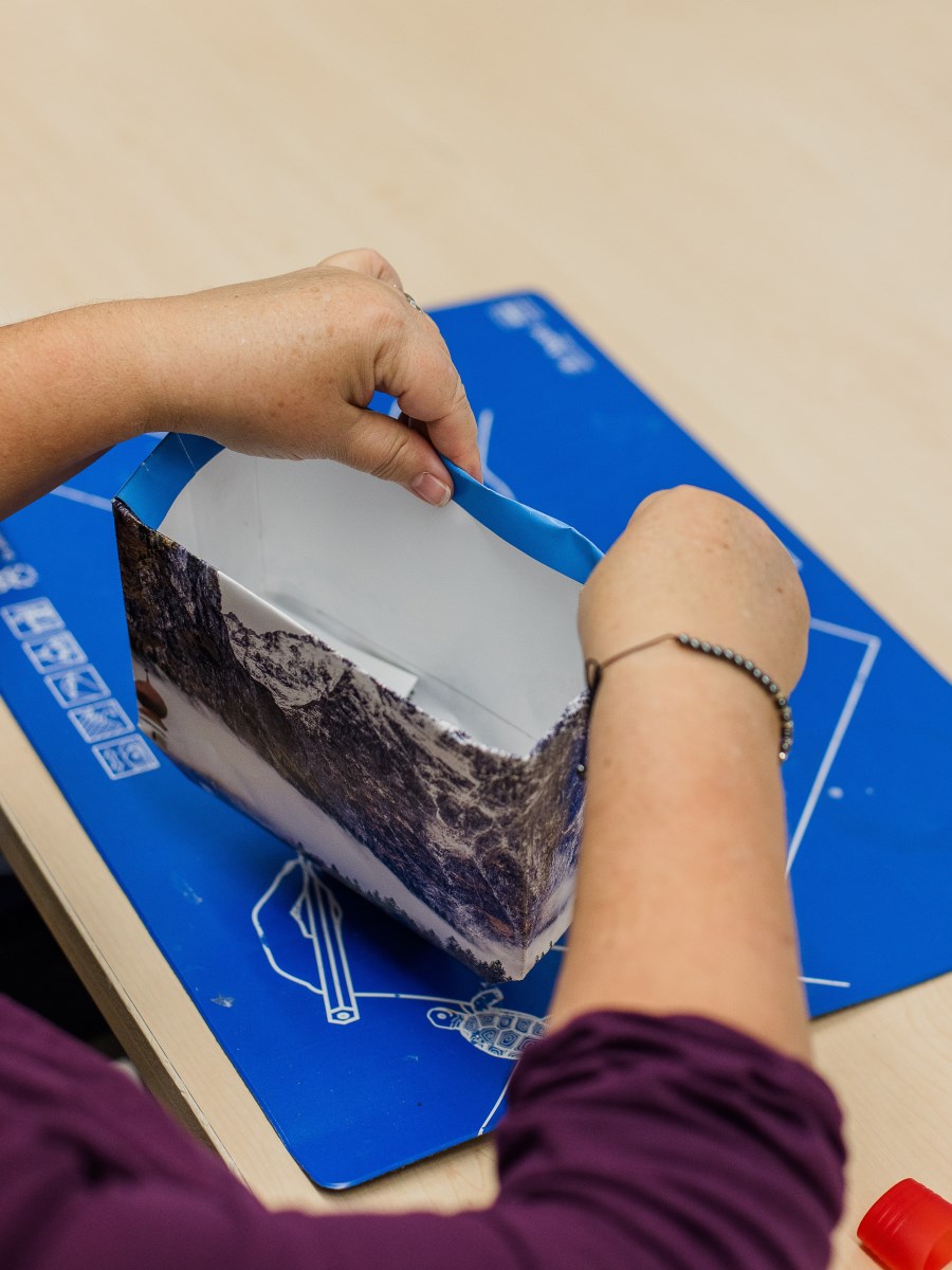 Bastelanleitung Geschenktüte