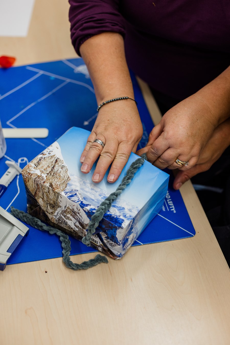 Bastelanleitung Geschenktüte