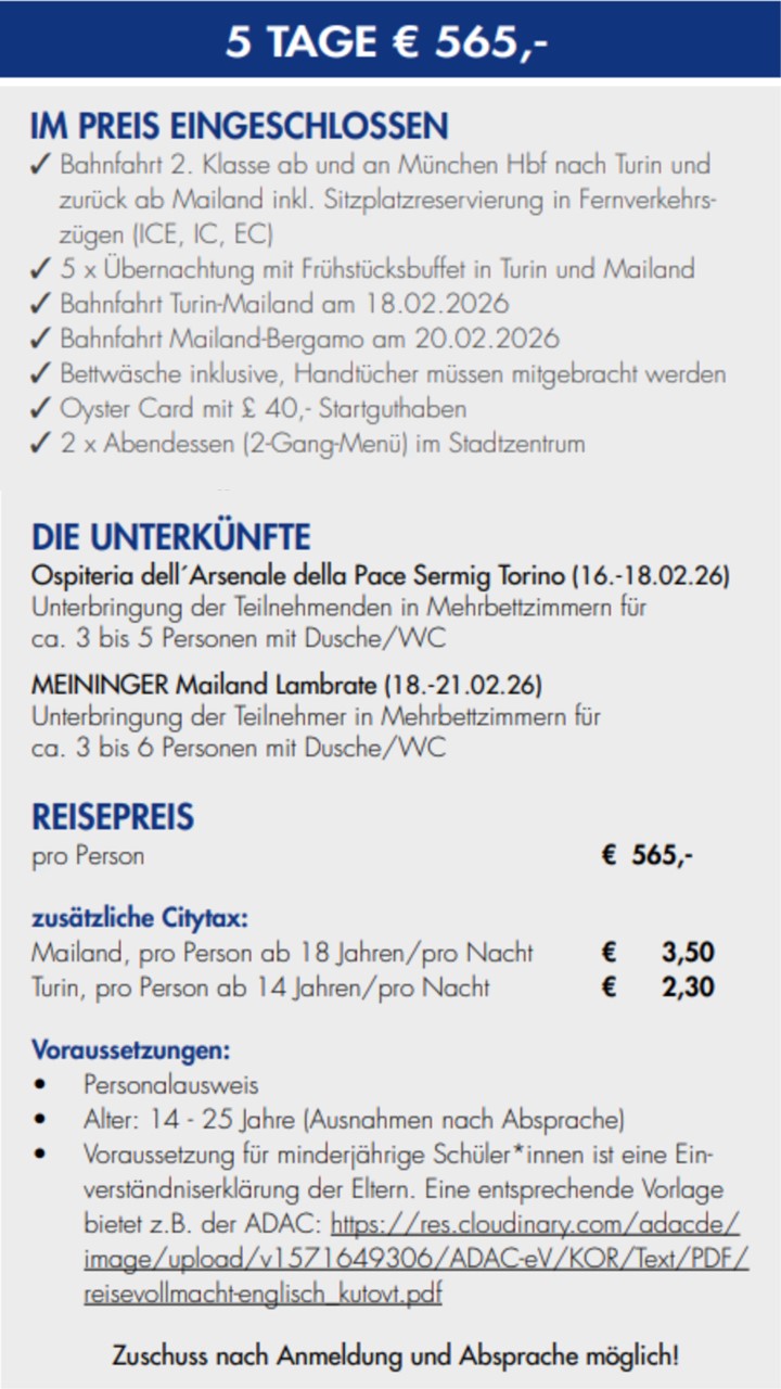 Internationale Jegendwallfahrt-Program