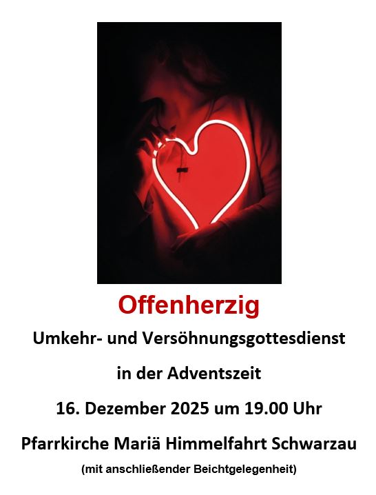 Plakat Versöhnungsgottesdienst