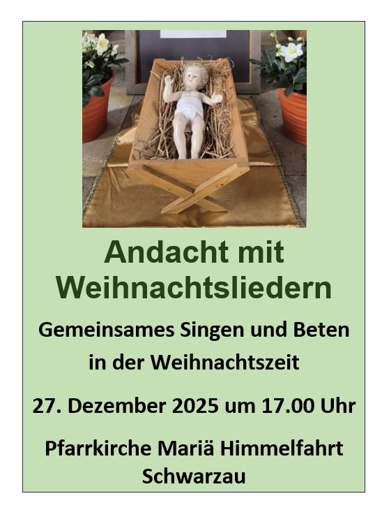 Plakat Weihnachtslieder