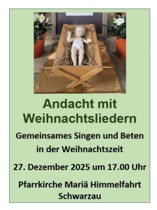 Plakat Weihnachtslieder