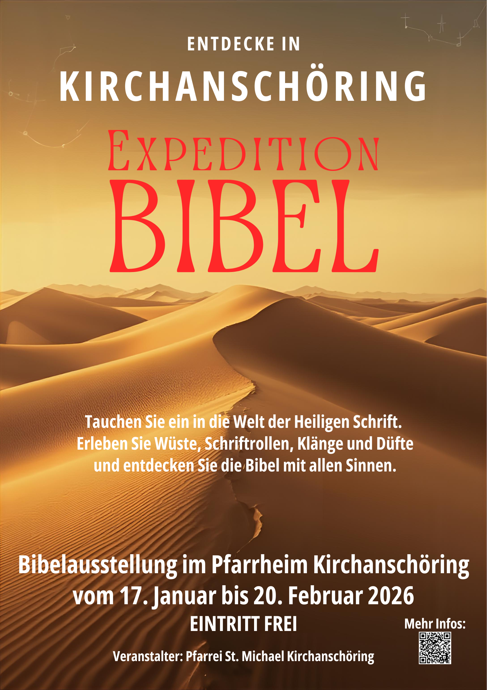 Plakat Bibelausstellung 2026