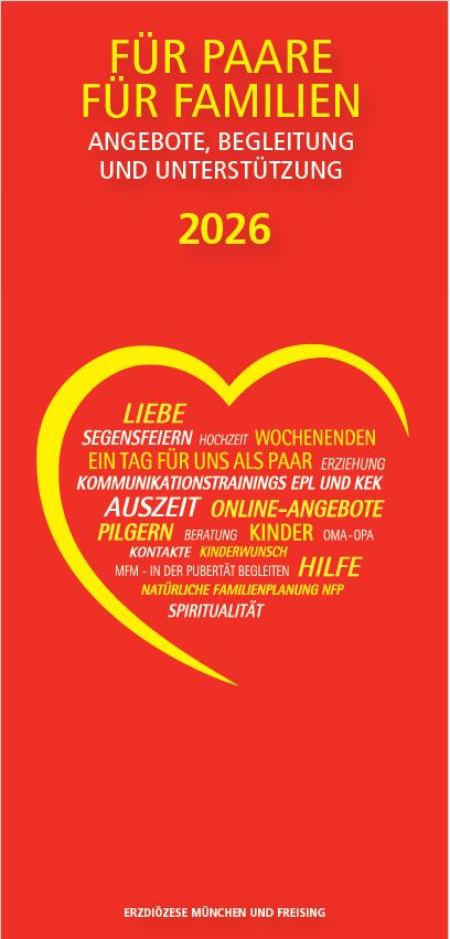 Broschüre "Für Paare Für Familien" Titelbild