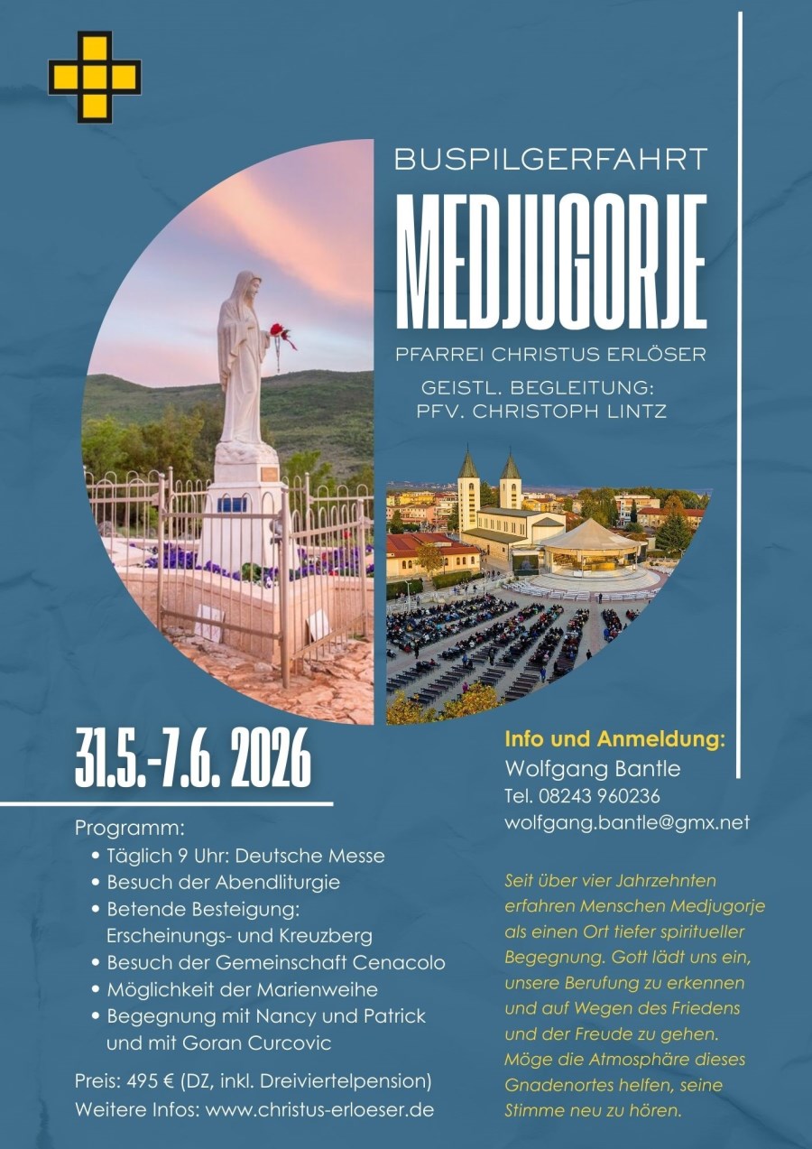 Buspilgerfahrt nach Medjugorje
