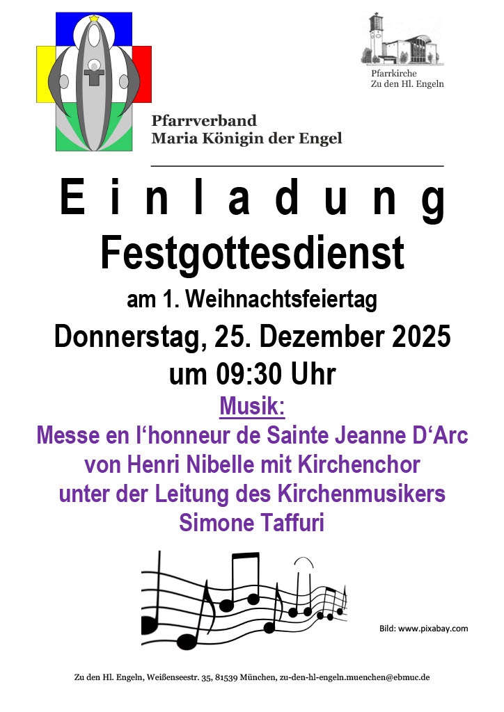 Festgottesdienst mit Chor Zu den Hl. Engeln