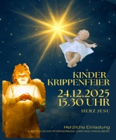 Plakat Krippenfeier Garching