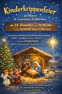 20251224 Plakat Kinderkrippenfeier Feldkirchen