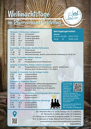 Weihnachten 2025 im PV Gräfelfing
