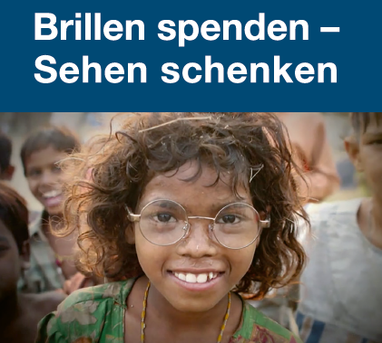Foto Brillen spenden - Sehen schenken