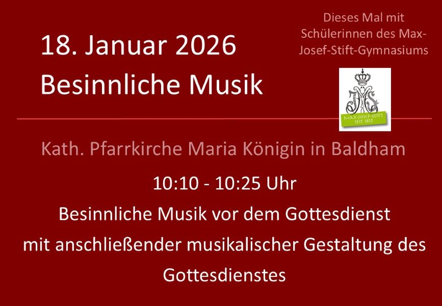 2026-01-18 Besinnliche Musik vor dem Gottesdienst