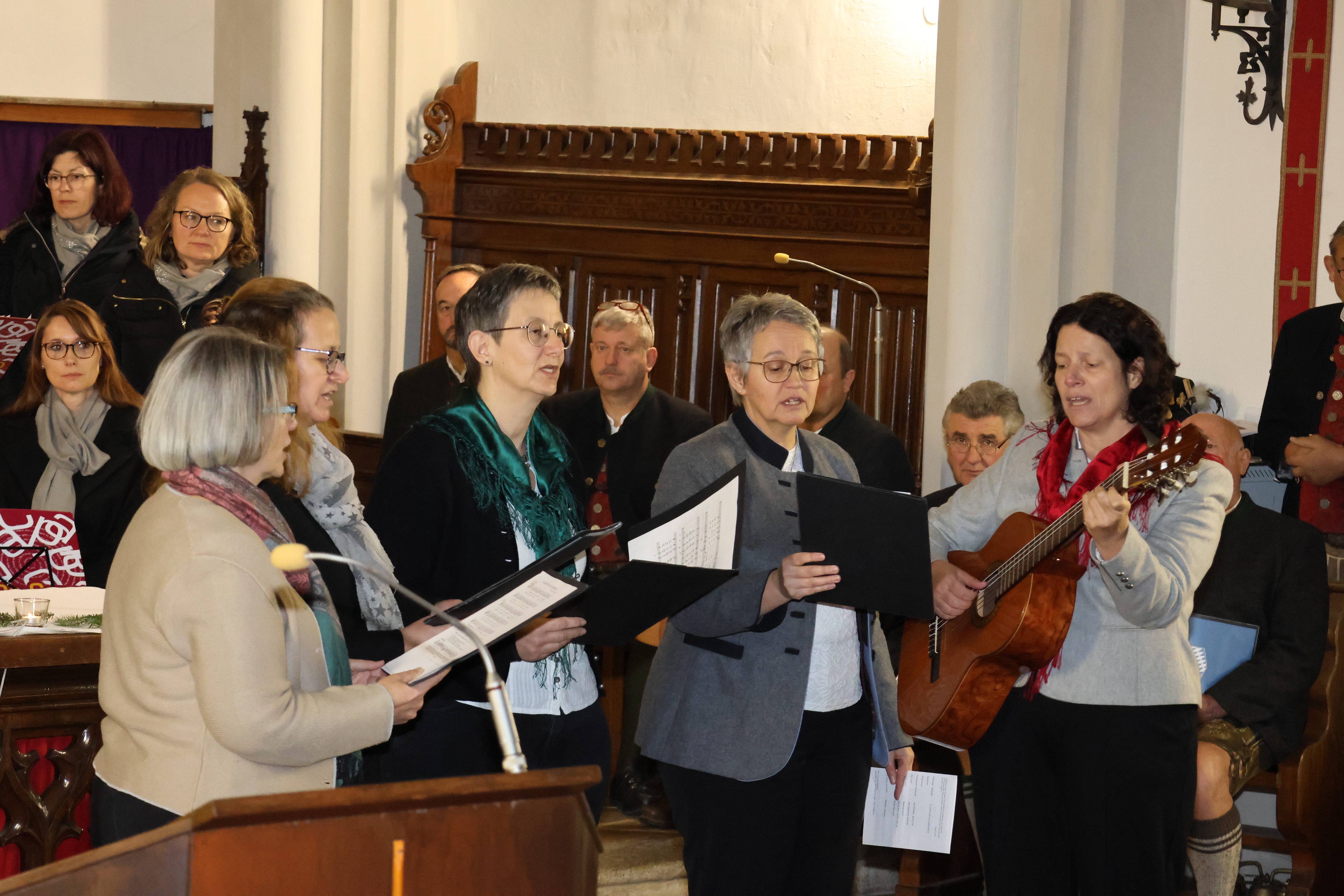 Adventssingen 2025 Gruppe Schmied Deandl