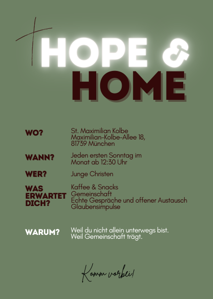 Plakat "Jugend für Christus Erlöser"