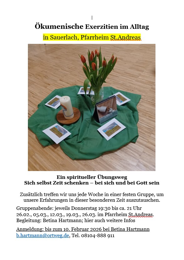 Einladung Exerzitien im Alltag