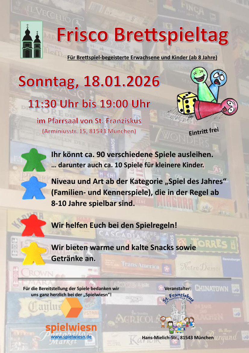 Einladung Brettspieltag