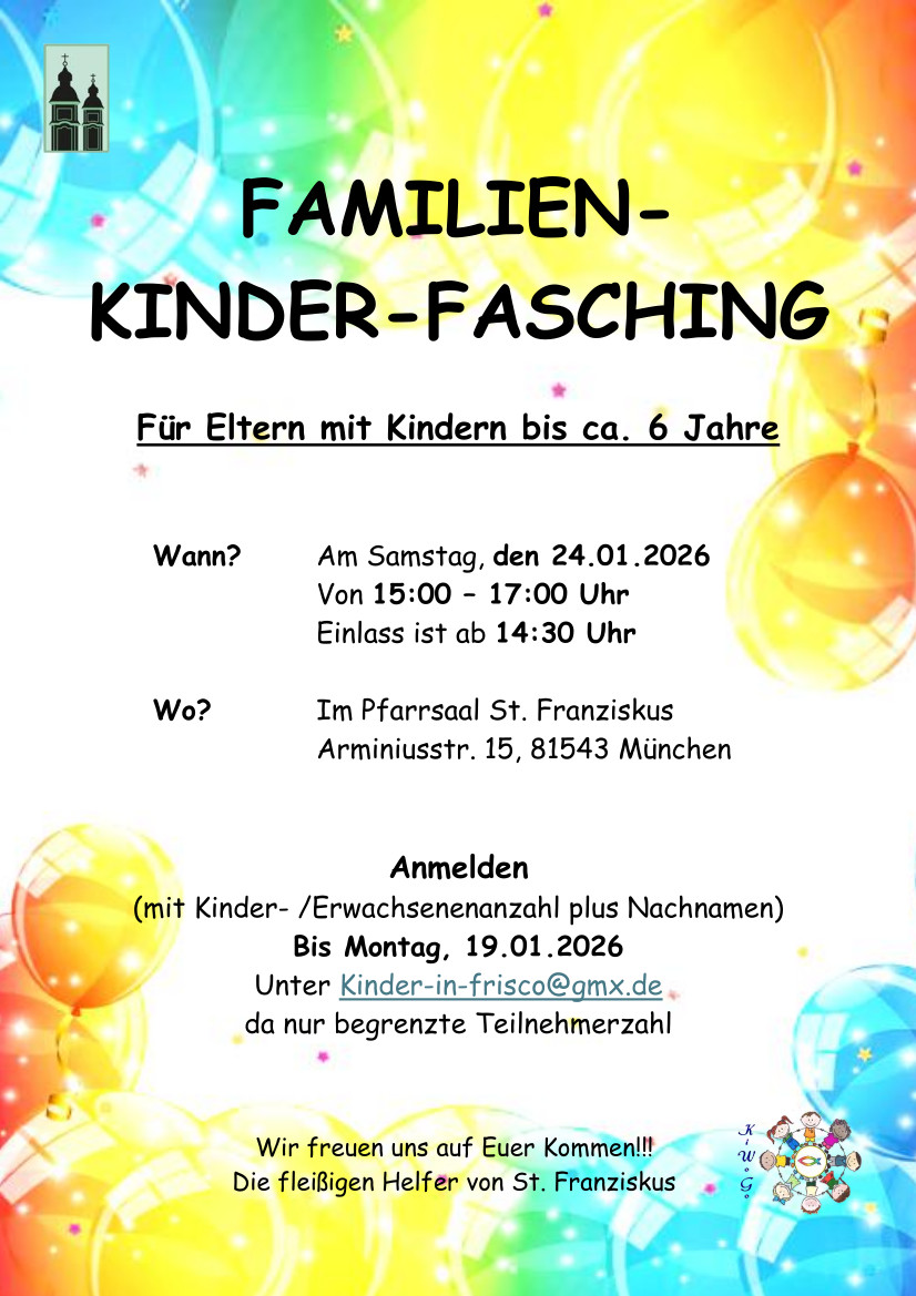 Einladung Familienfasching
