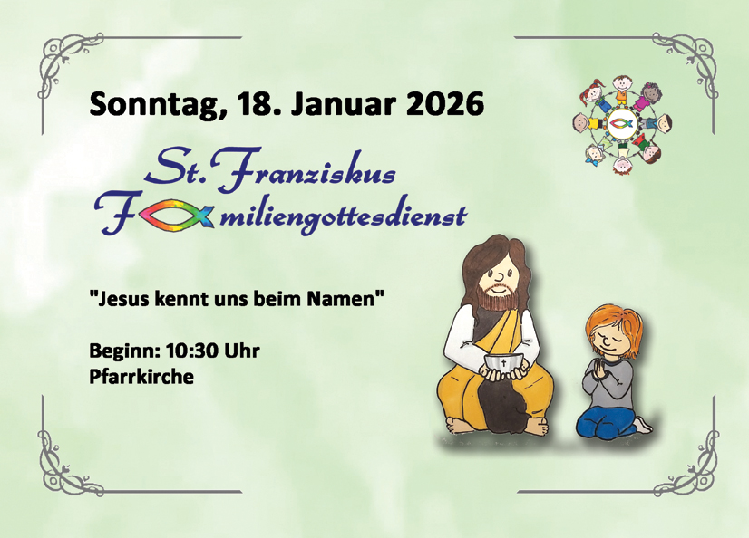 Einladung Familiengottesdienst