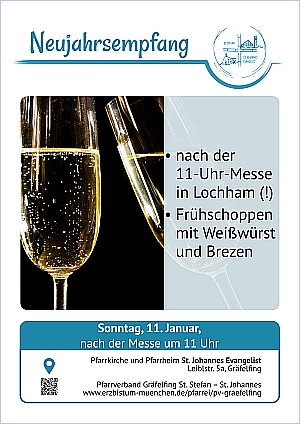 Plakat Neujahrsempfang 2026