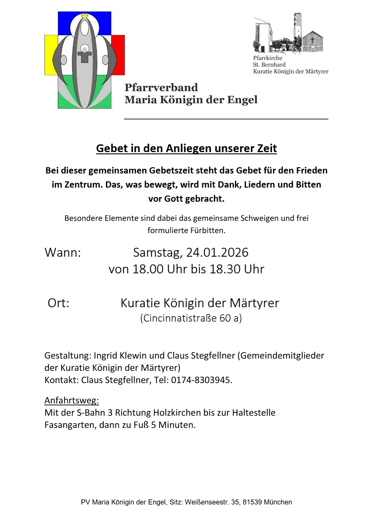 Friedensgebet Januar 2026