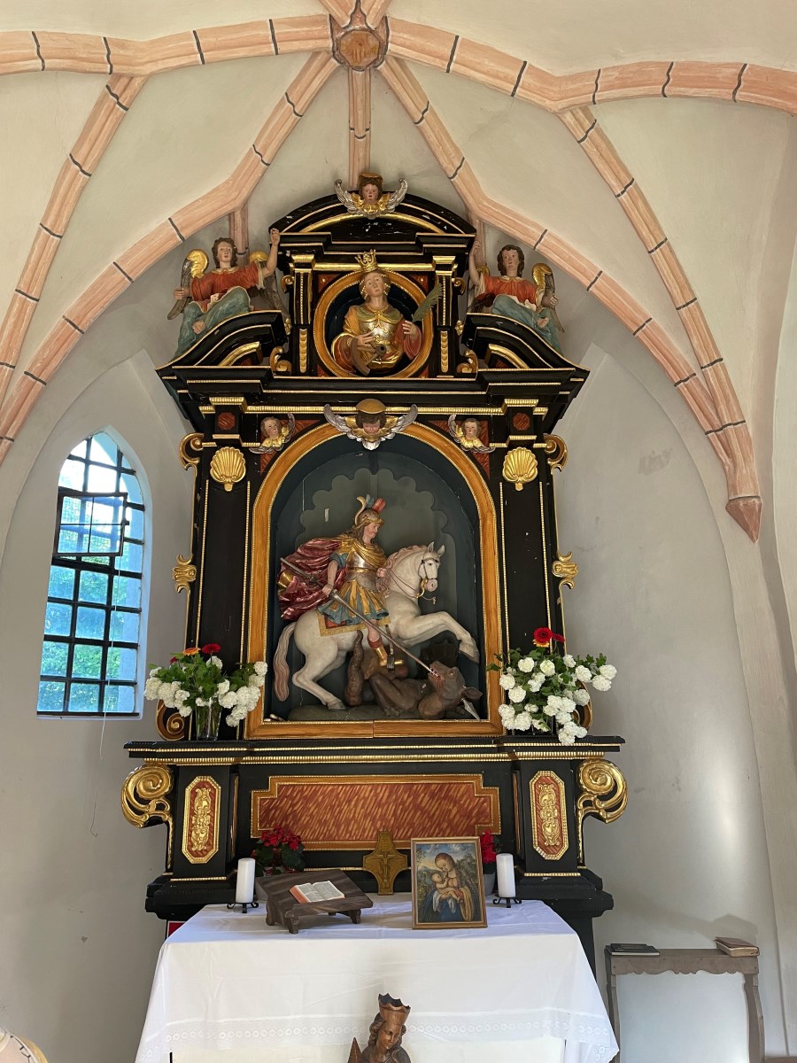 Maiandacht_St. Georg in Pelka.Altarbild
