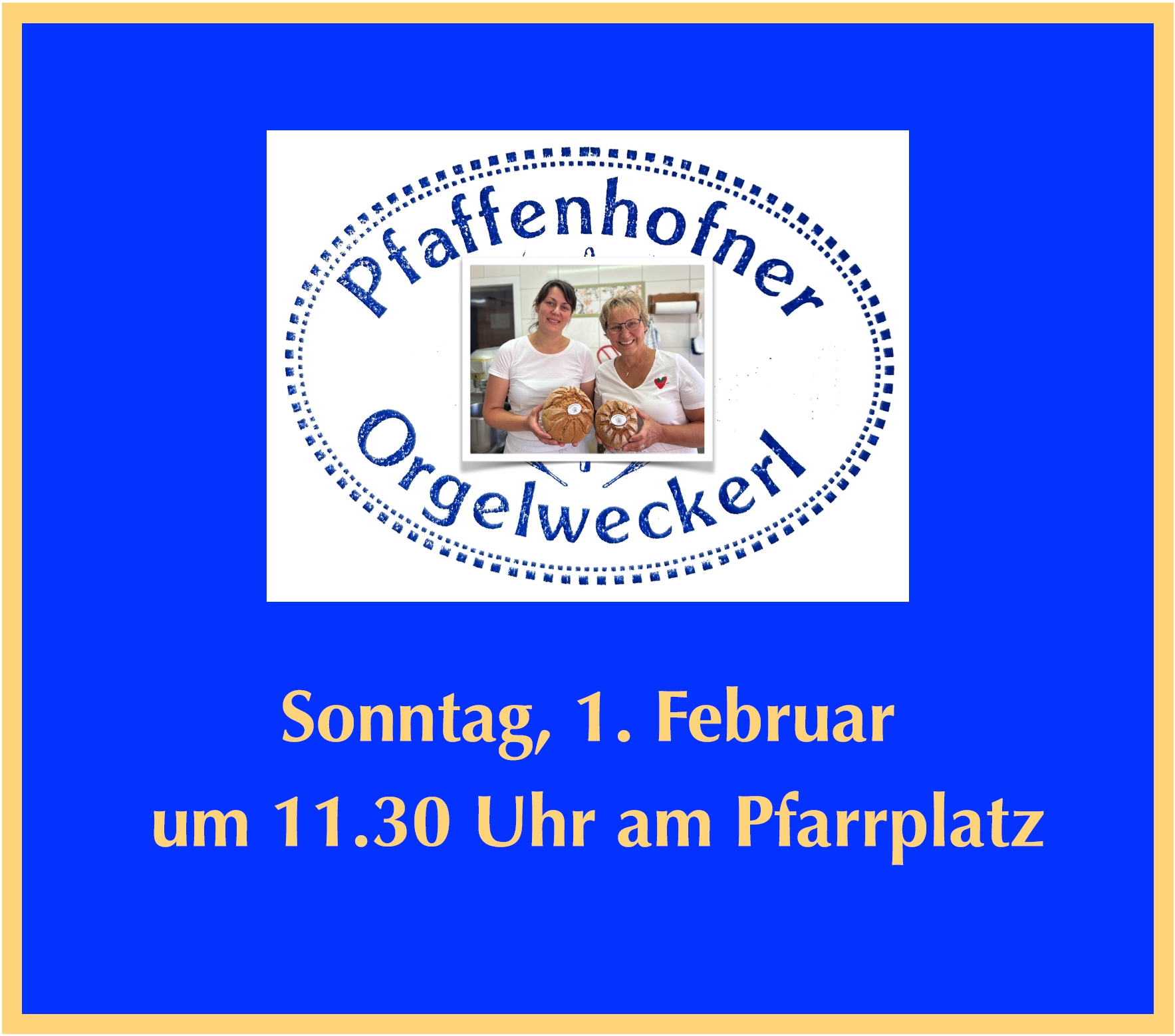 Orgelweckerl Verkauf 01.02.26