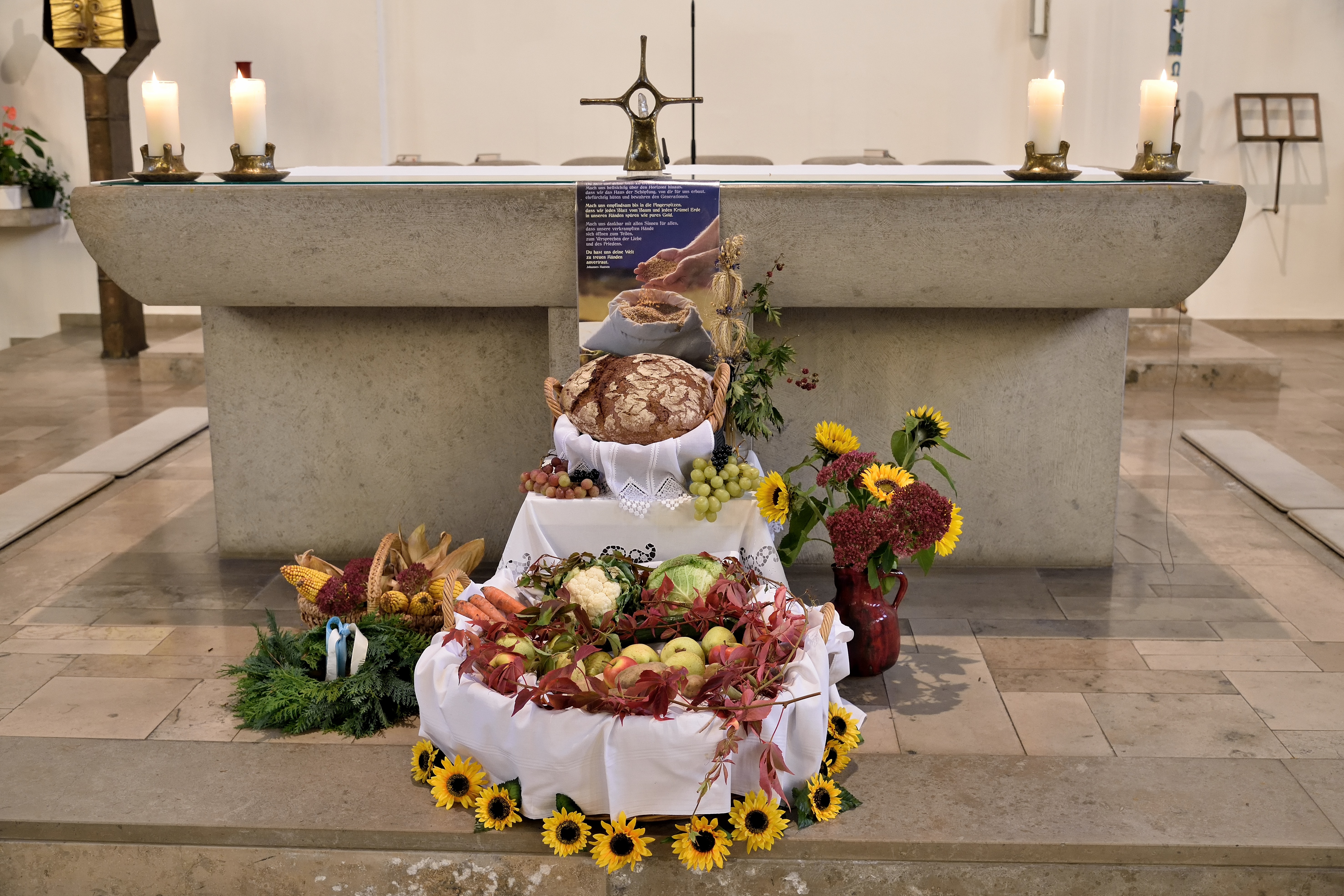 Ausdruck des Dankes für Gottes gute Gaben!