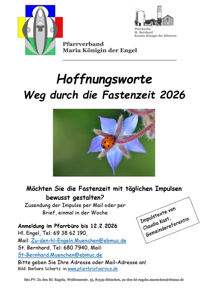 Impulse zur Fastenzeit