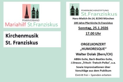 Ankündigung Orgelkonzert