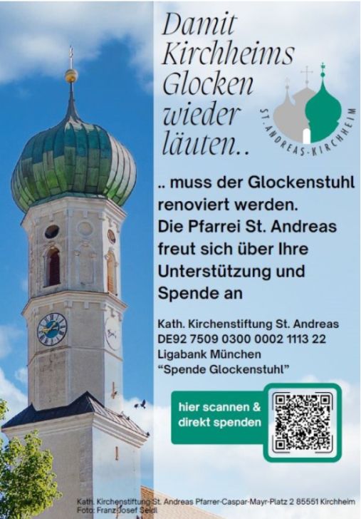 Spendenaufruf für Kirchturmrenovierung