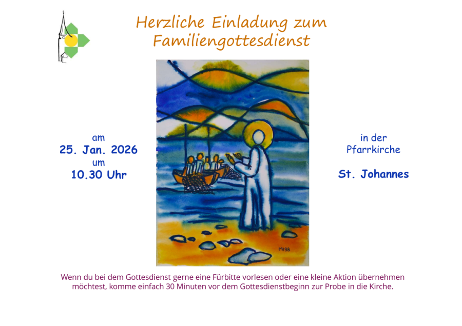 Familiengottesdienst 26.01.2026