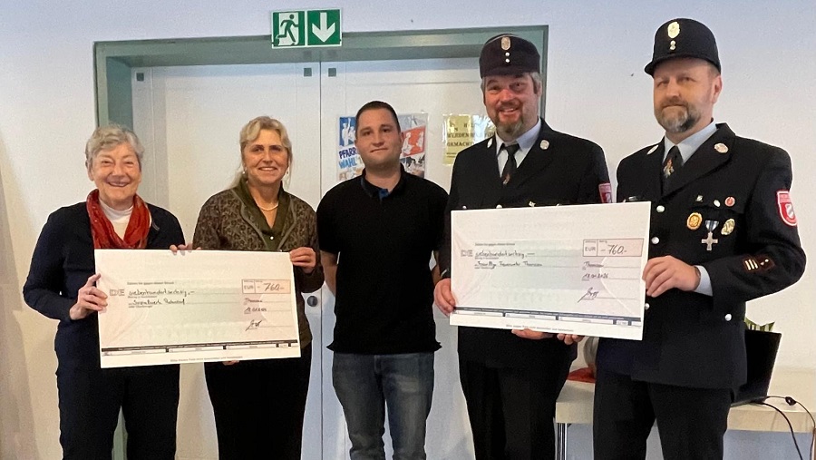 Scheckübergabe PGR Thansau 2026