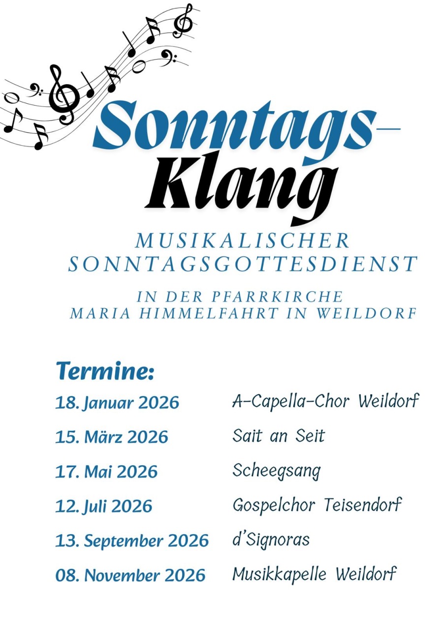 Musikalischer Sonntagsgottesdienst