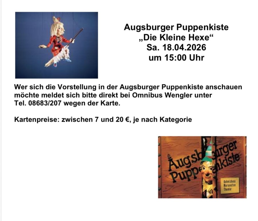 Augsburger Puppenkiste 2026