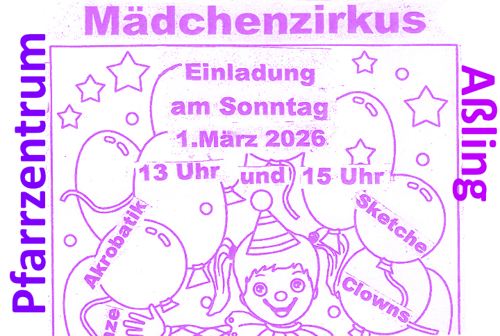 Einladung Mädchenzirkus