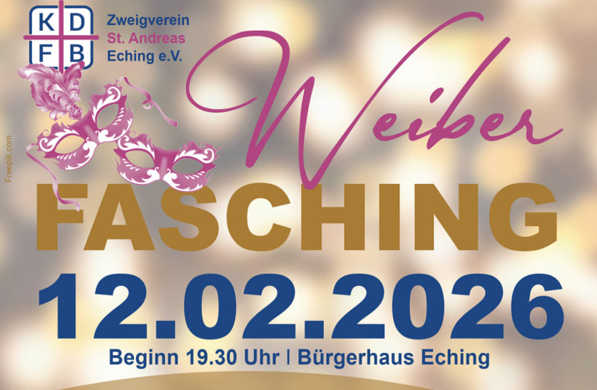 KDFB Eching_Fasching_Plakat_2026_Slider