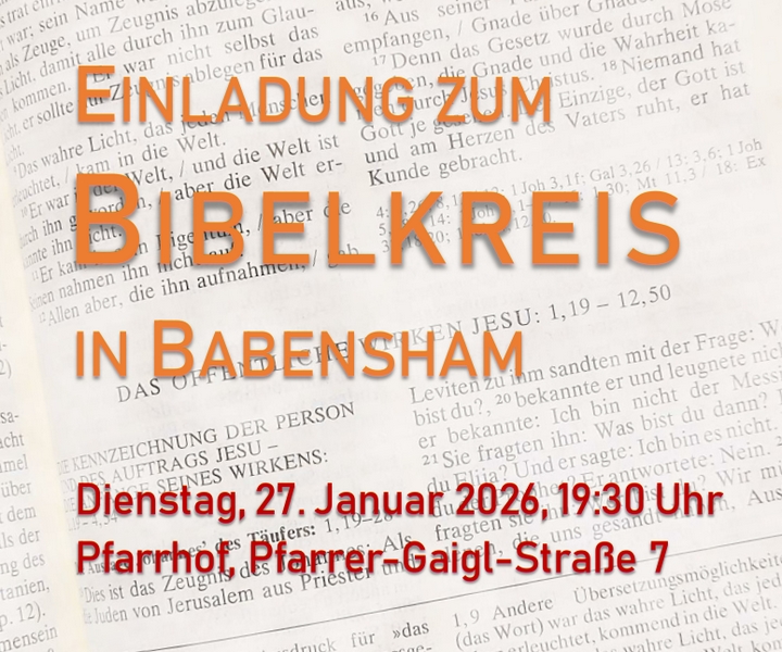 Bibelkreis im Januar 2026