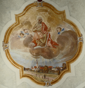 Titlmoos Deckenfresko