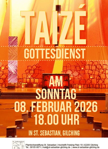 Ankündigung Taize Gottesdienst Februar 2026