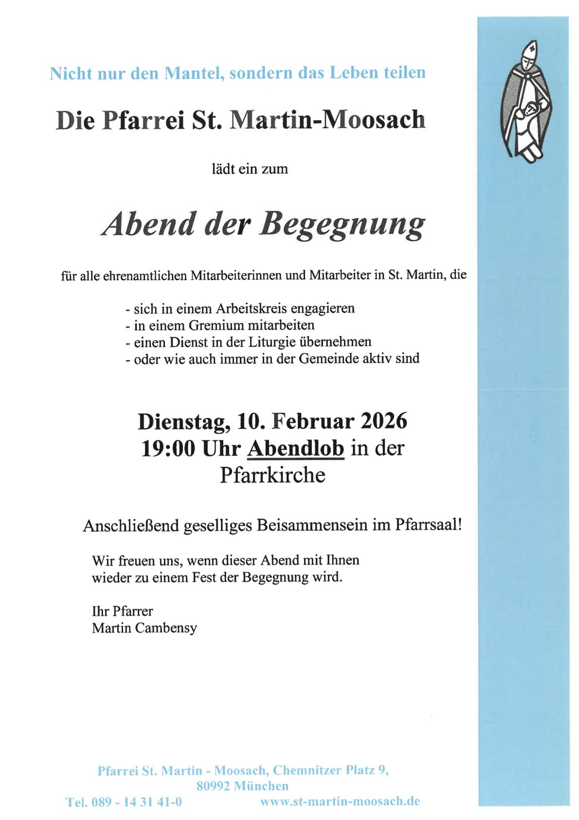 Plakat zum Abend der Begegnung-2026