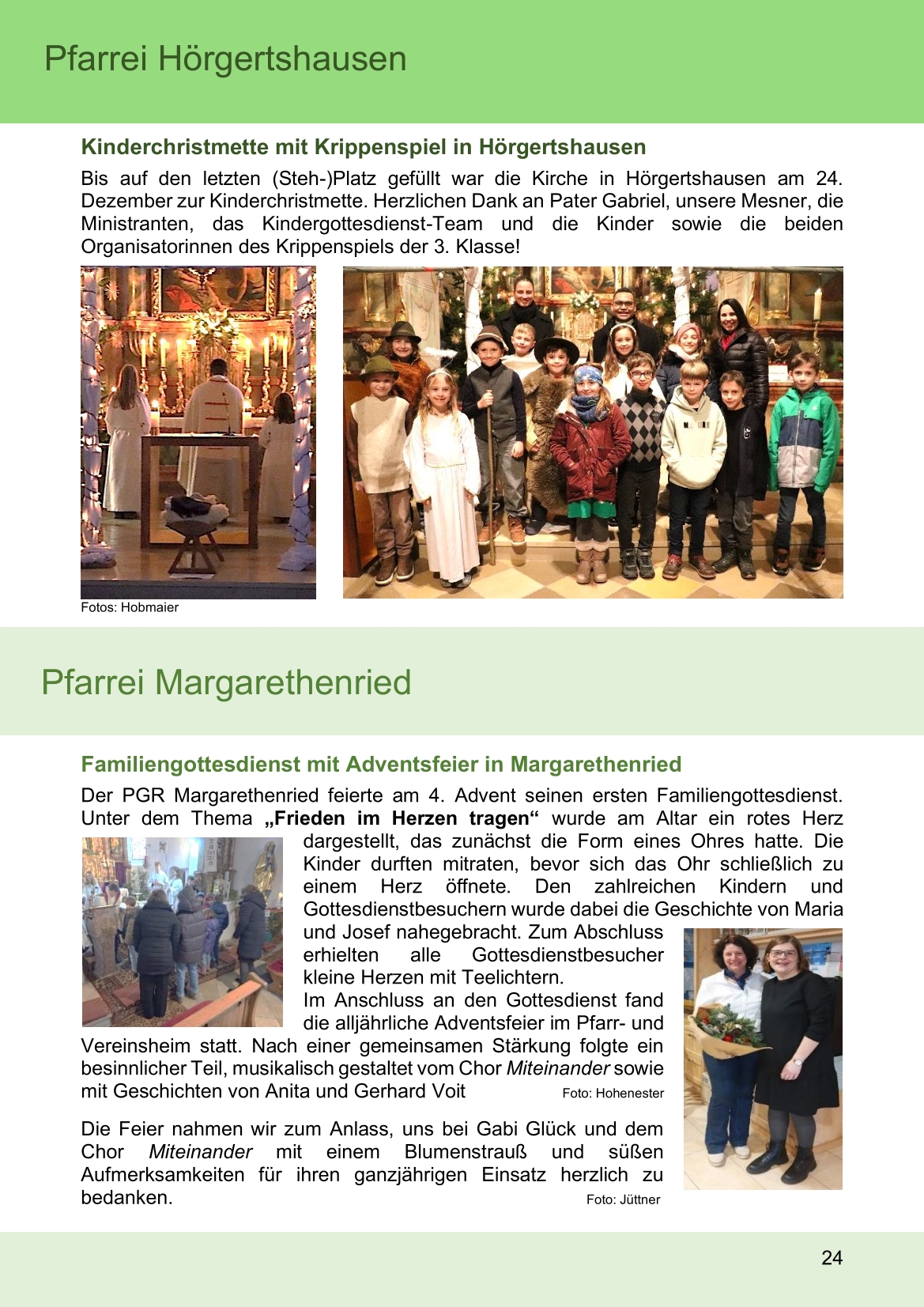 Pfarrblatt für die Pfarrverbände Hörgertshausen-Gammelsdorf und Mauern 02.Februar bis 01.März 2026 Seite 24