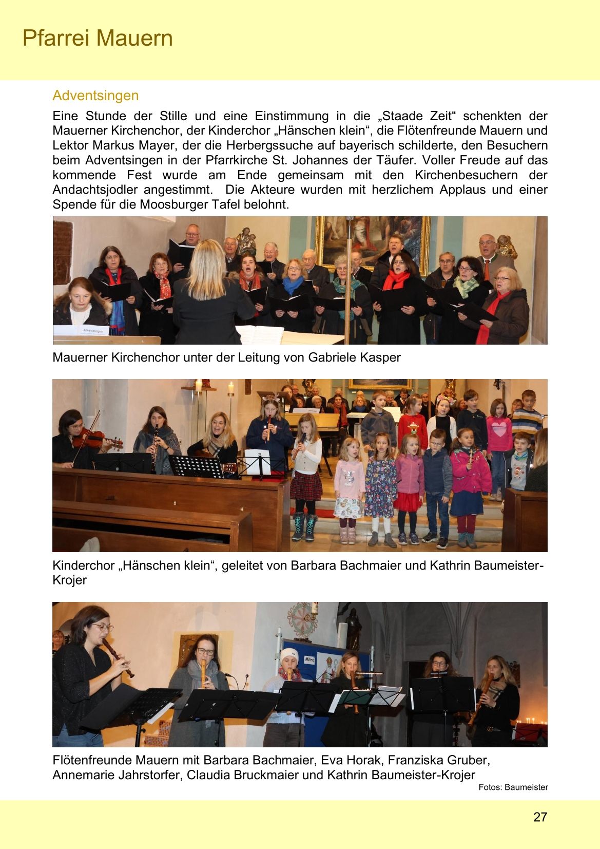 Pfarrblatt für die Pfarrverbände Hörgertshausen-Gammelsdorf und Mauern 02.Februar bis 01.März 2026 Seite 27