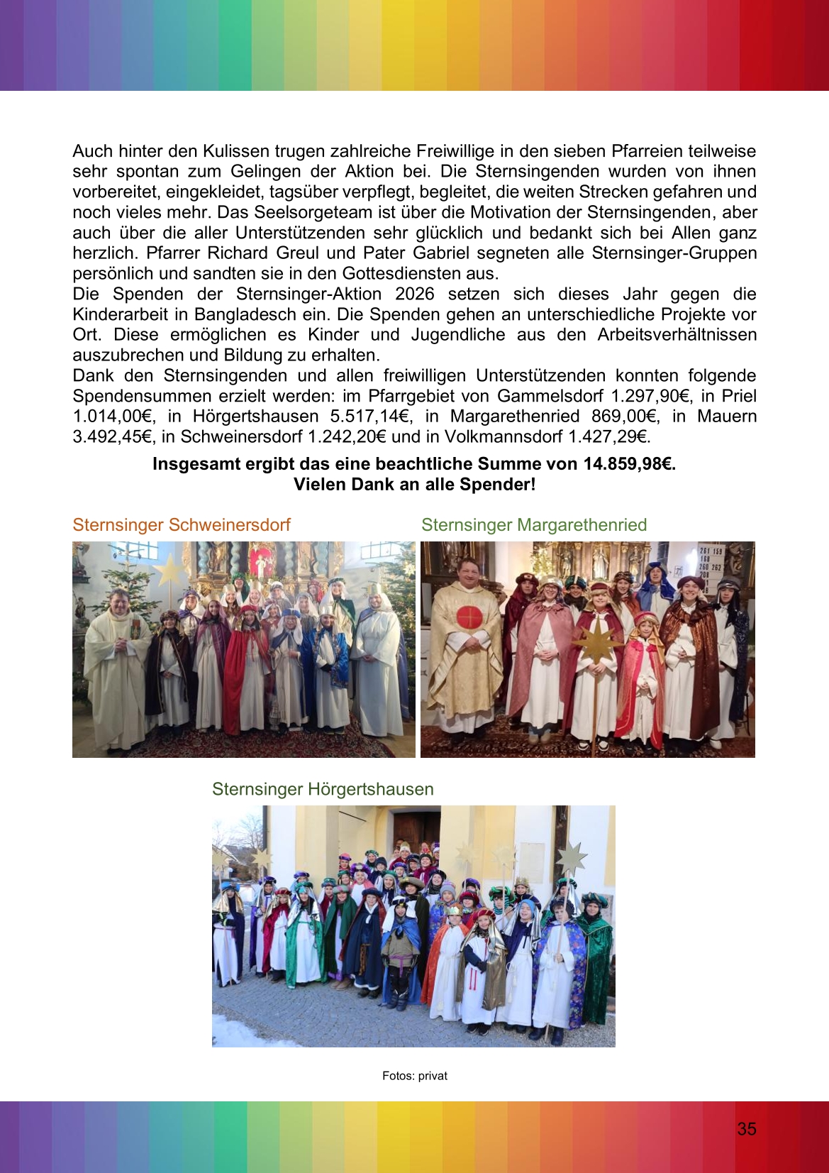 Pfarrblatt für die Pfarrverbände Hörgertshausen-Gammelsdorf und Mauern 02.Februar bis 01.März 2026 Seite 35