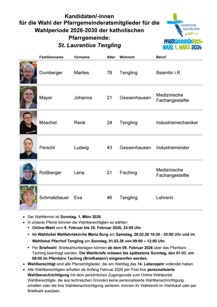 PGR Wahl in Tengling