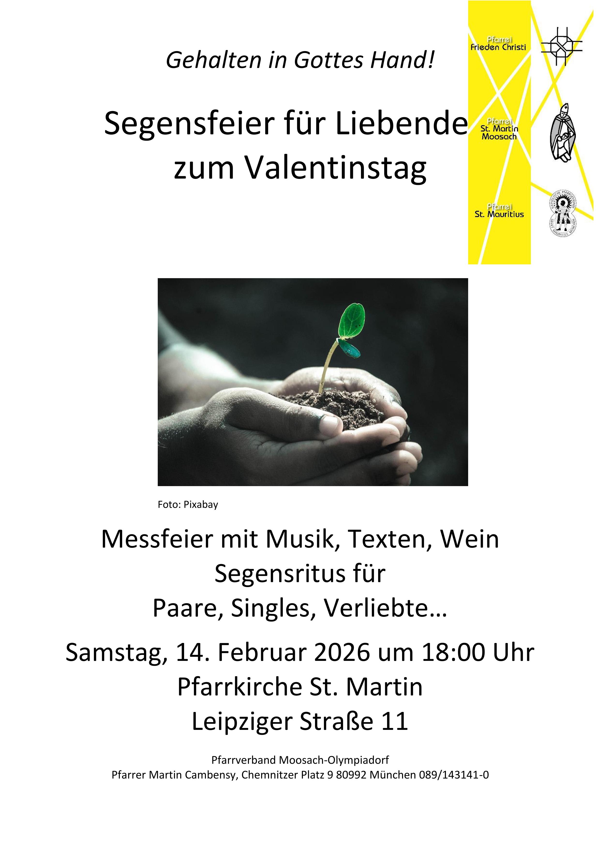 Gottesdienst am Valentinstag