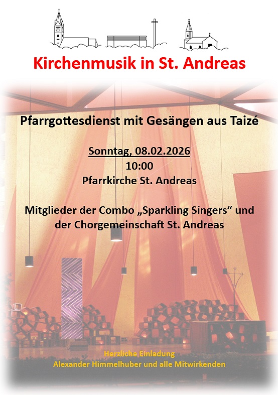 Plakat Pfarrgottesdienst Taize