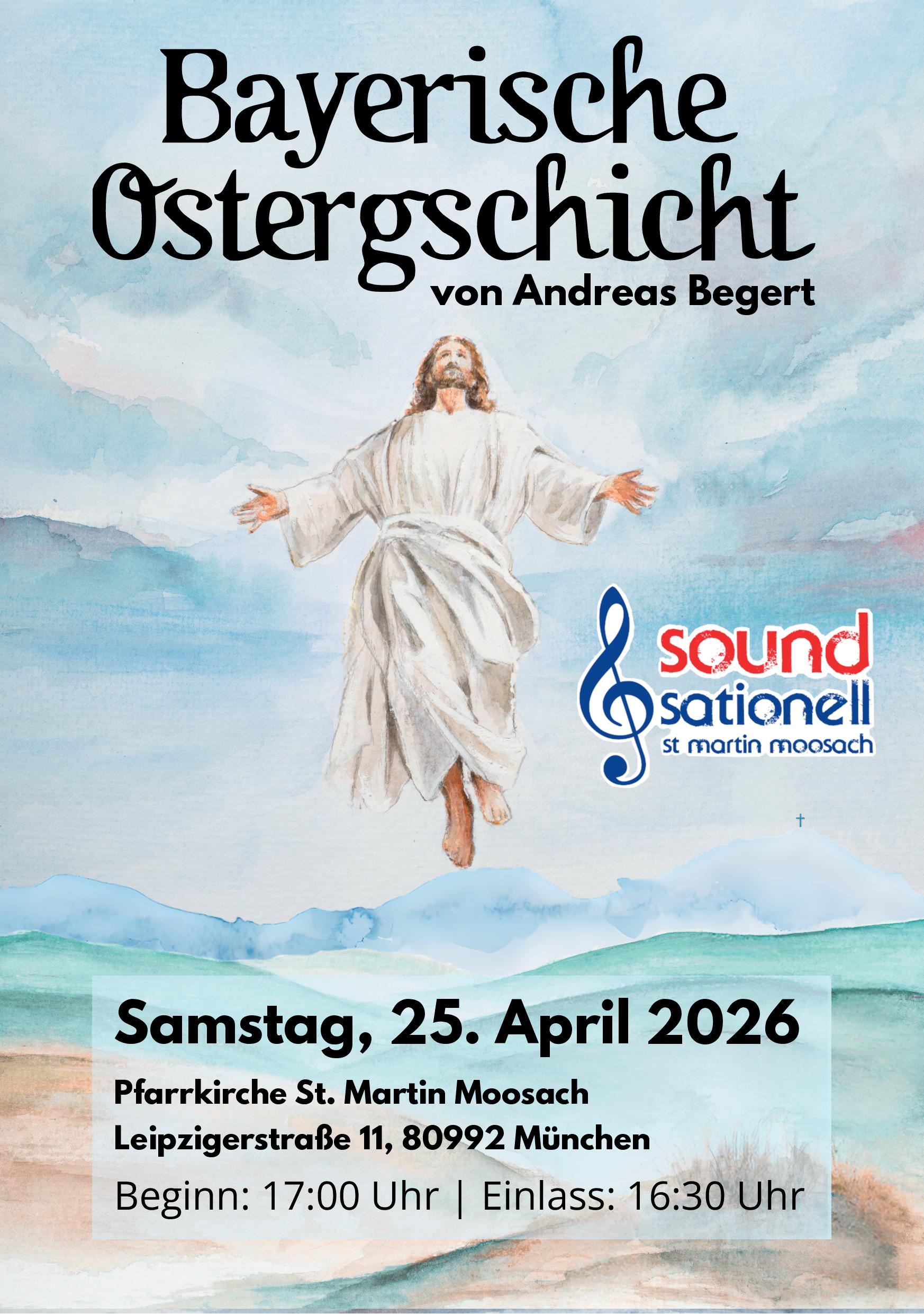 Plakat zum Konzert Ostergschicht